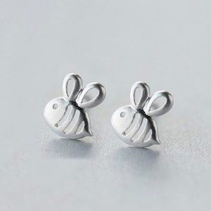 New 925 Silver Bumblebee Studs